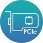 Два слота PCIe для гибкого расширения возможностей