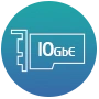 Сетевой интерфейс 1 х 10 Гбит RJ45