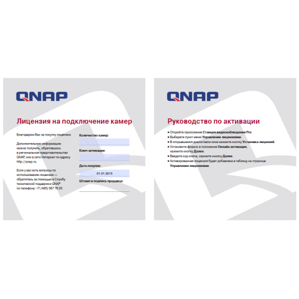 QNAP LIC-CAM-NAS-2CH